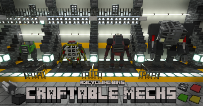 Armor Mechs Weapons Tools & Equipment para Minecraft PE / Bedrock 1.21