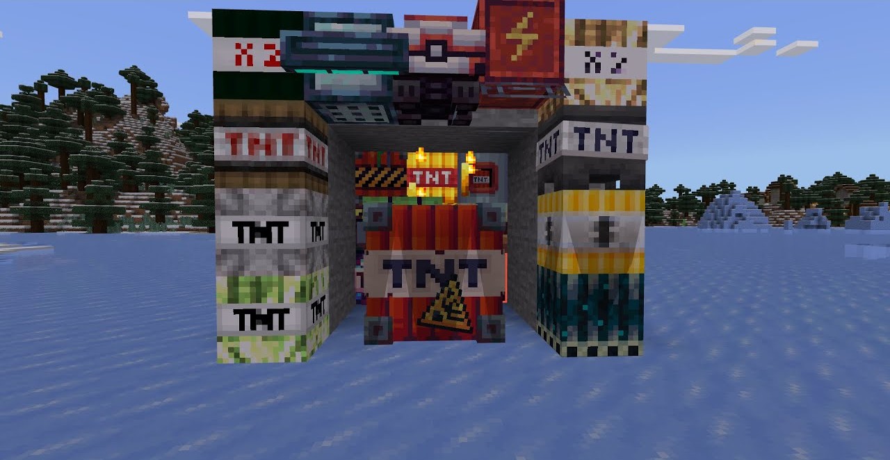 Explosive TNT para Minecraft PE / Bedrock 1.21