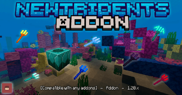 New Tridents para Minecraft PE / Bedrock 1.21