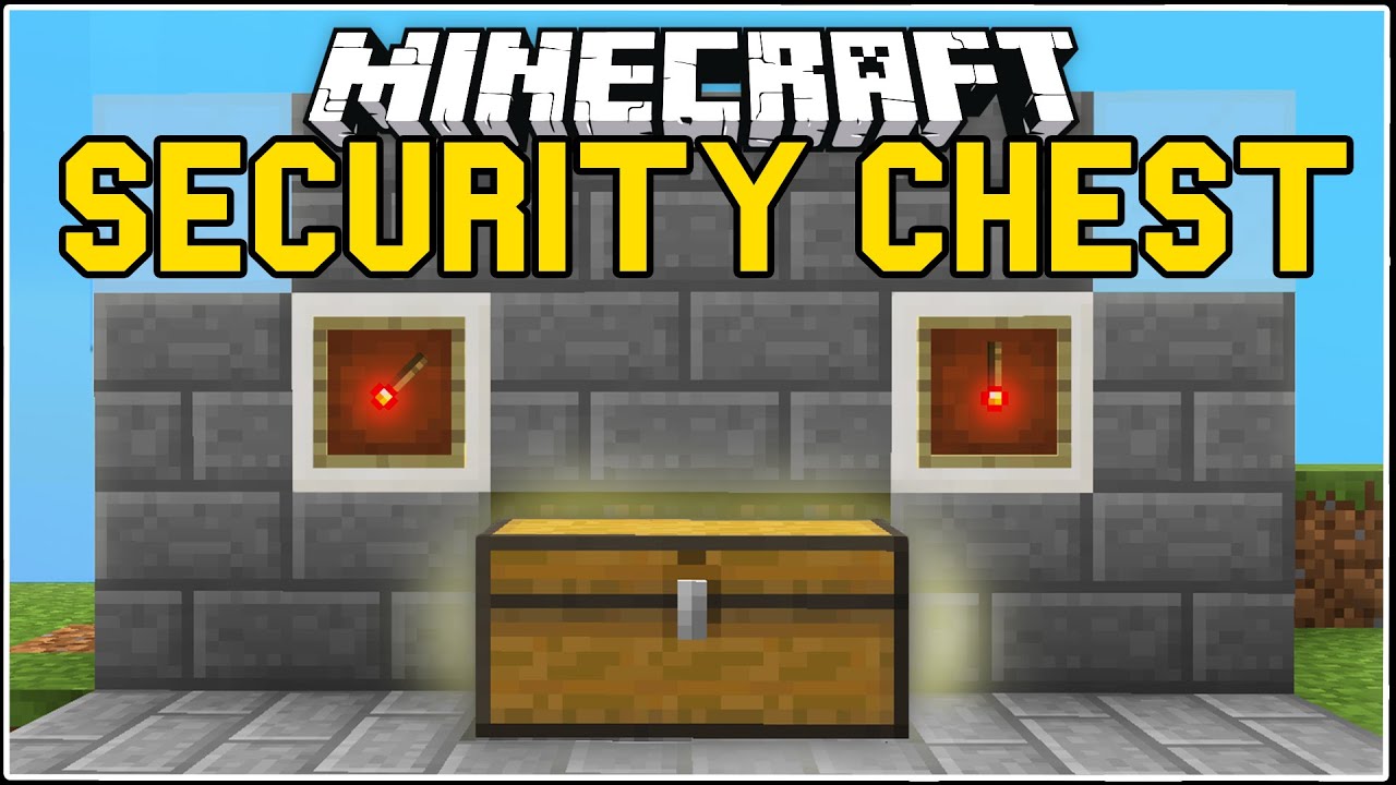 Security Chests para Minecraft PE / Bedrock 1.21