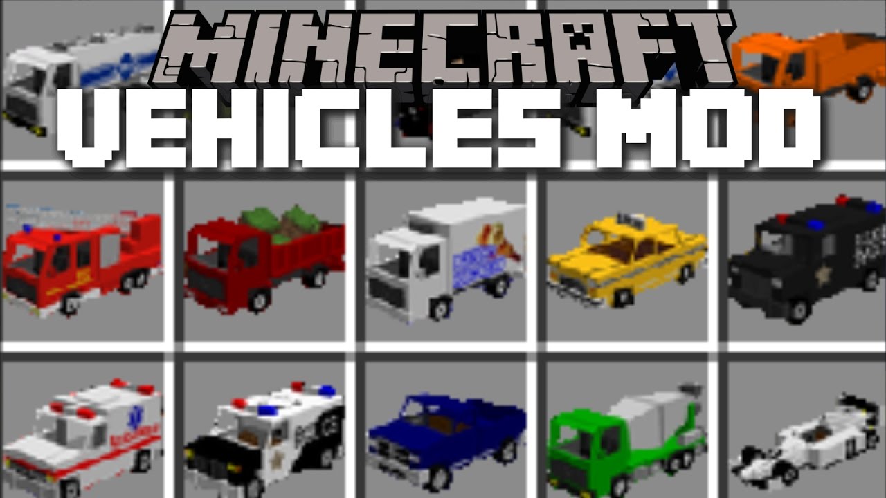 Vehicles Pro para Minecraft PE / Bedrock 1.21