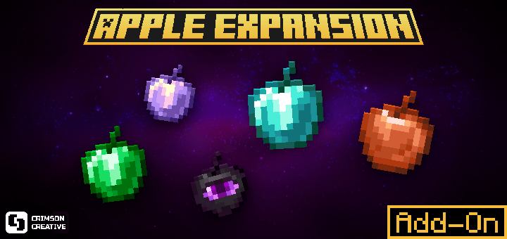 Consumable Apples Expansion para Minecraft PE / Bedrock 1.21