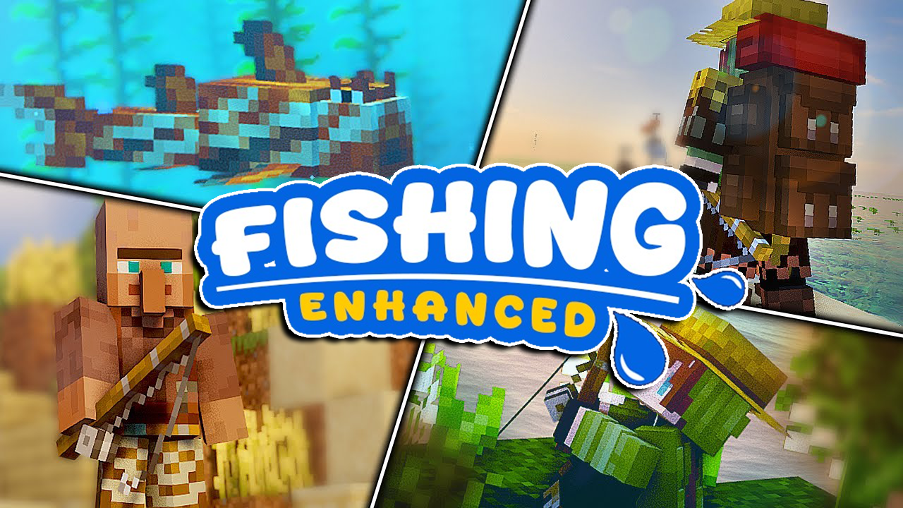 Fishing Enhanced para Minecraft PE / Bedrock 1.21