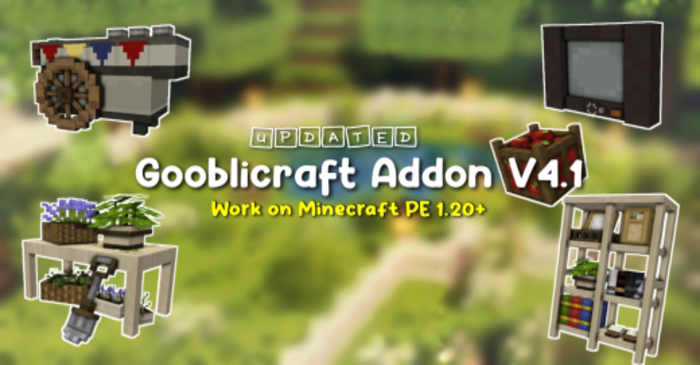 Gooblicraft Furniture para Minecraft PE / Bedrock 1.21