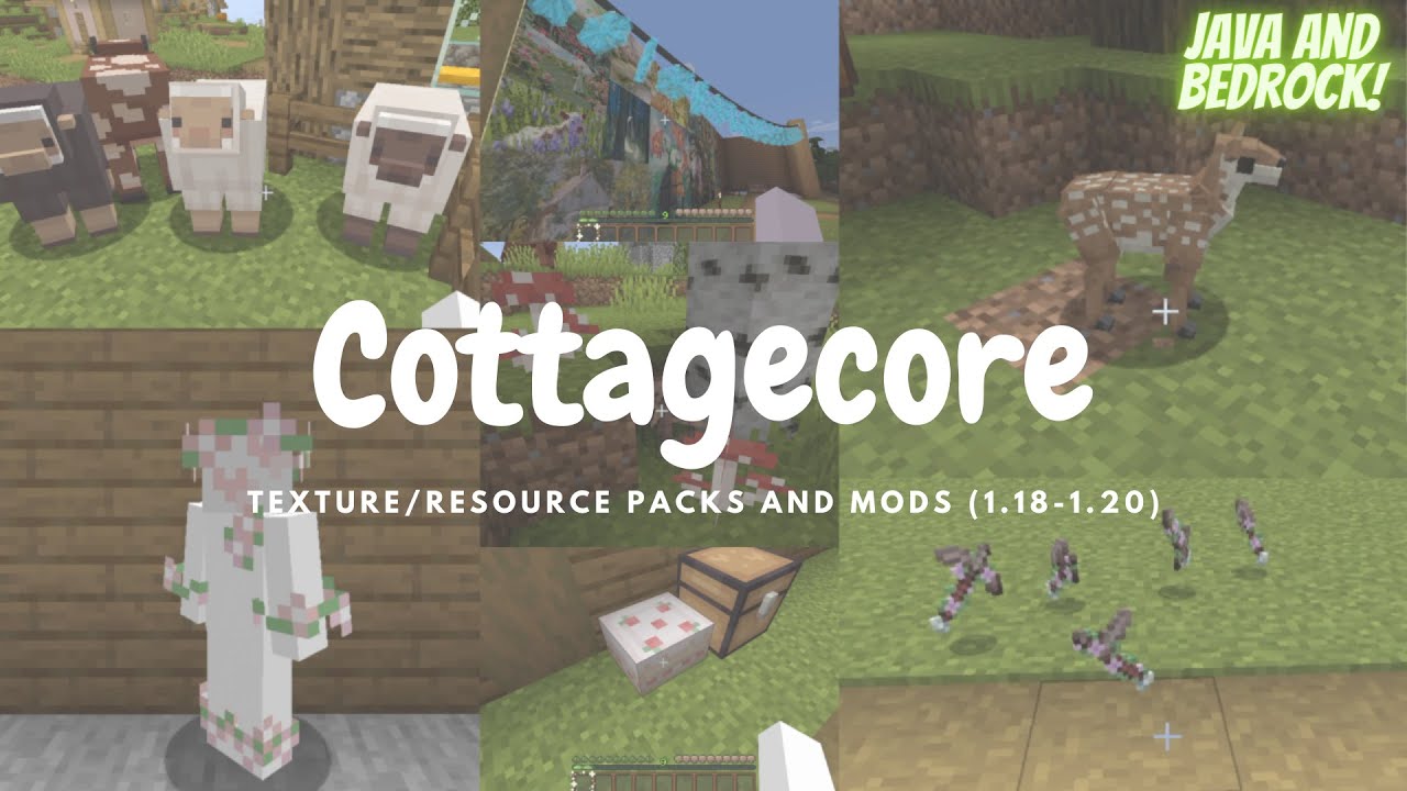 Cozy Cottagecore para Minecraft PE / Bedrock 1.21