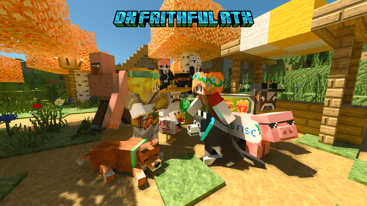 DX Faithful RTX para Minecraft PE / Bedrock 1.21