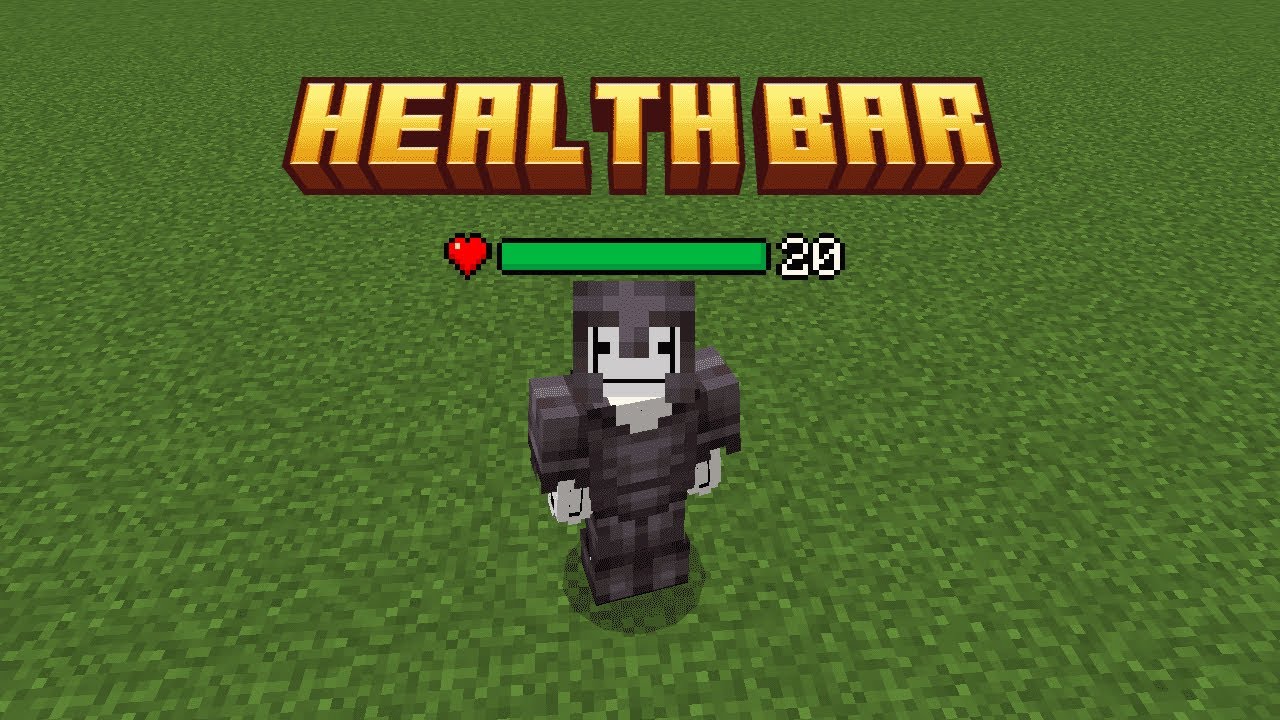 Health Bar para Minecraft PE / Bedrock 1.21
