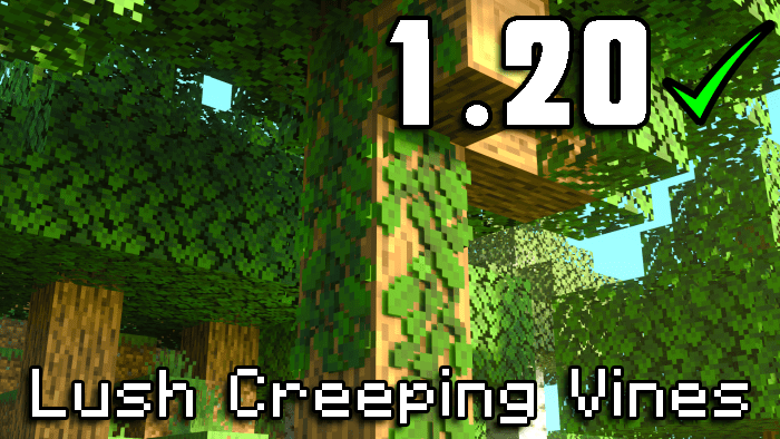 Lush Creeping Vines para Minecraft PE / Bedrock 1.21