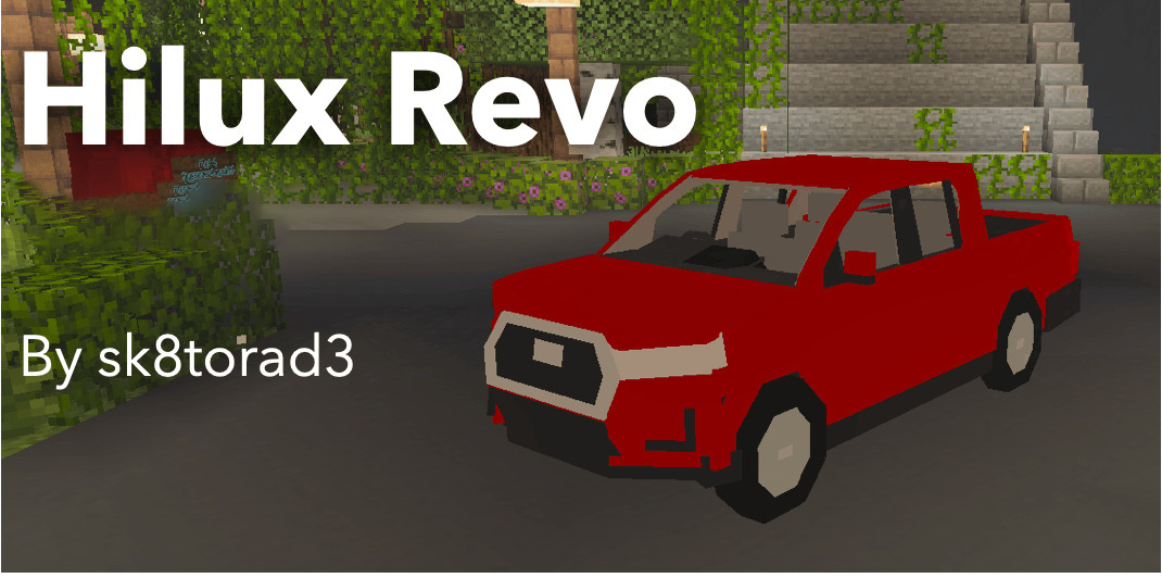 Hilux Revo, Toyota para Minecraft PE / Bedrock 1.21