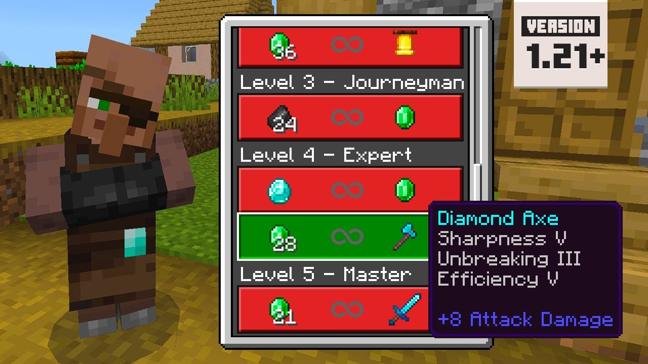 Endless Trading para Minecraft Pe / Bedrock 1.21