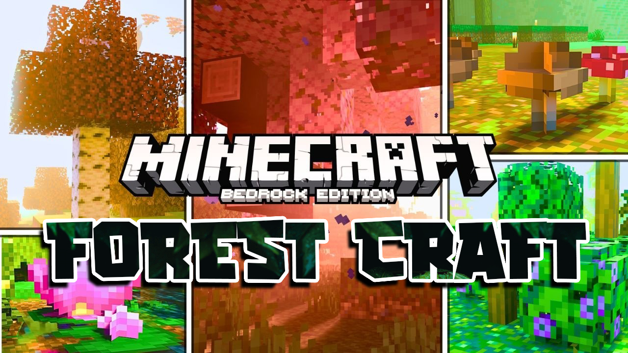 Forest Craft para Minecraft PE / Bedrock 1.21