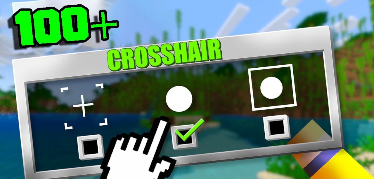 100+ Crosshair  para Minecraft PE / Bedrock 1.21