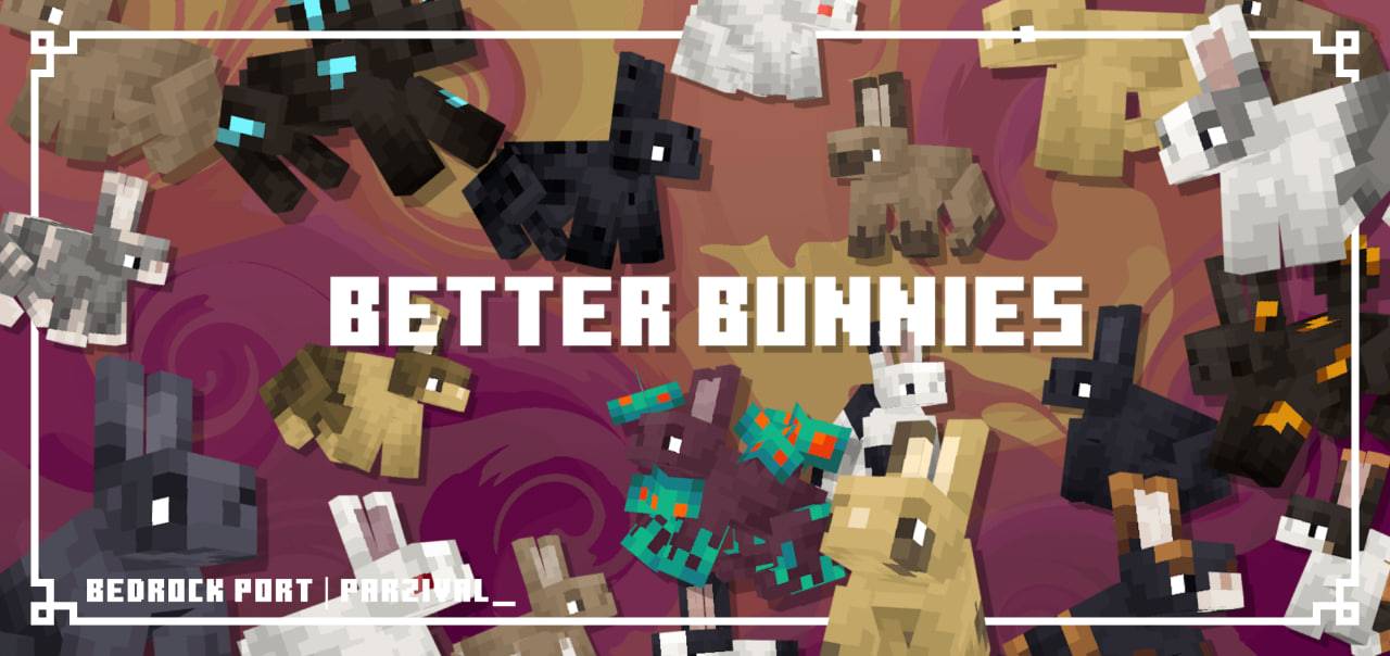 Better Bunnies para Minecraft PE / Bedrock 1.21