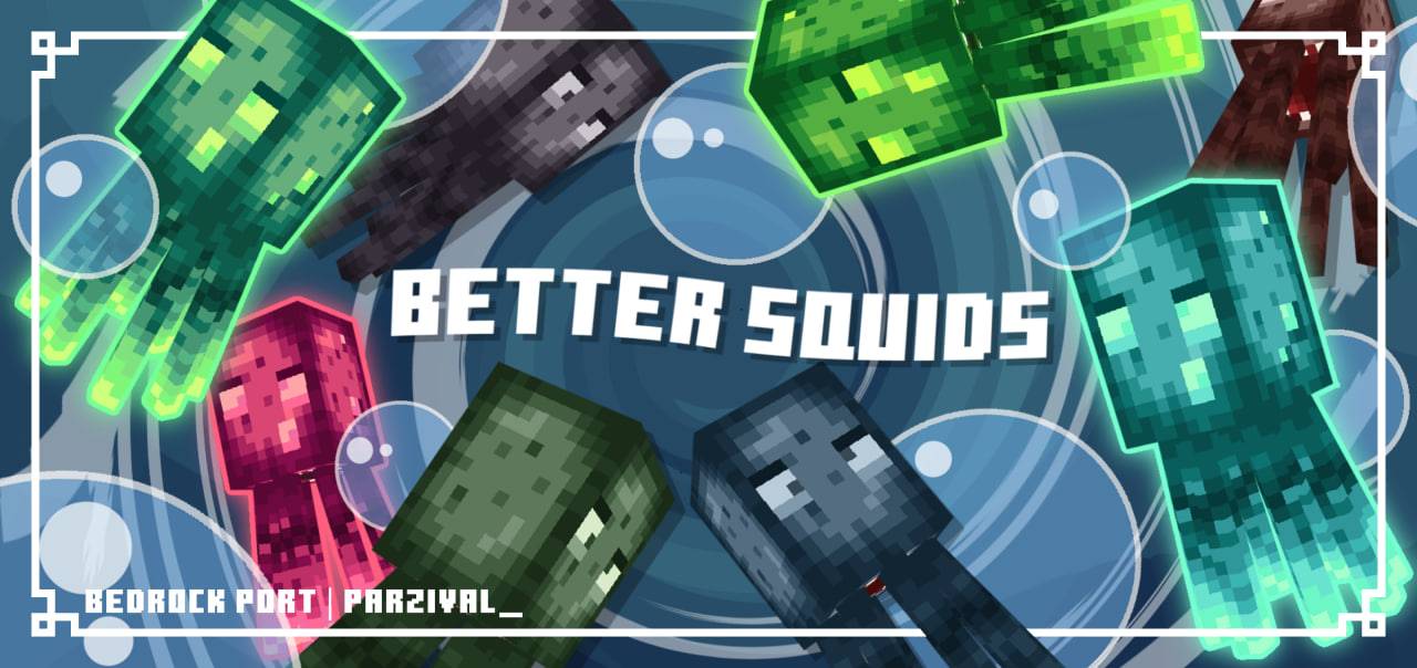 Better Squid para Minecraft PE / Bedrock 1.21