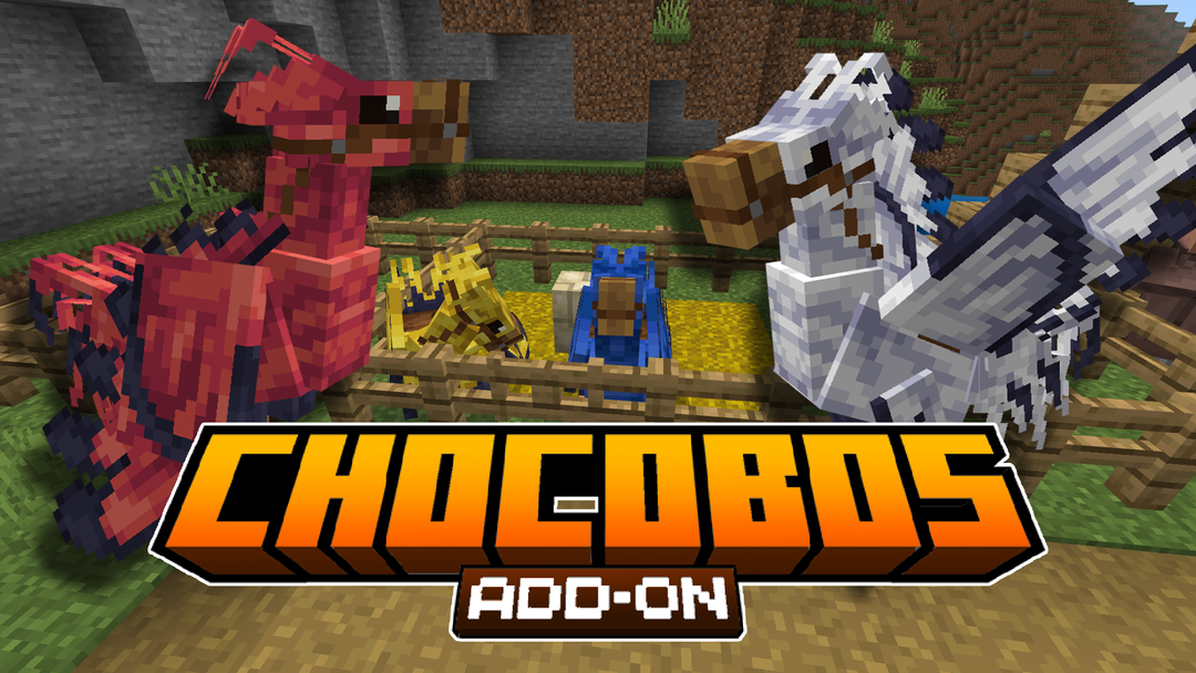 Chocobos para Minecraft PE / Bedrock 1.21