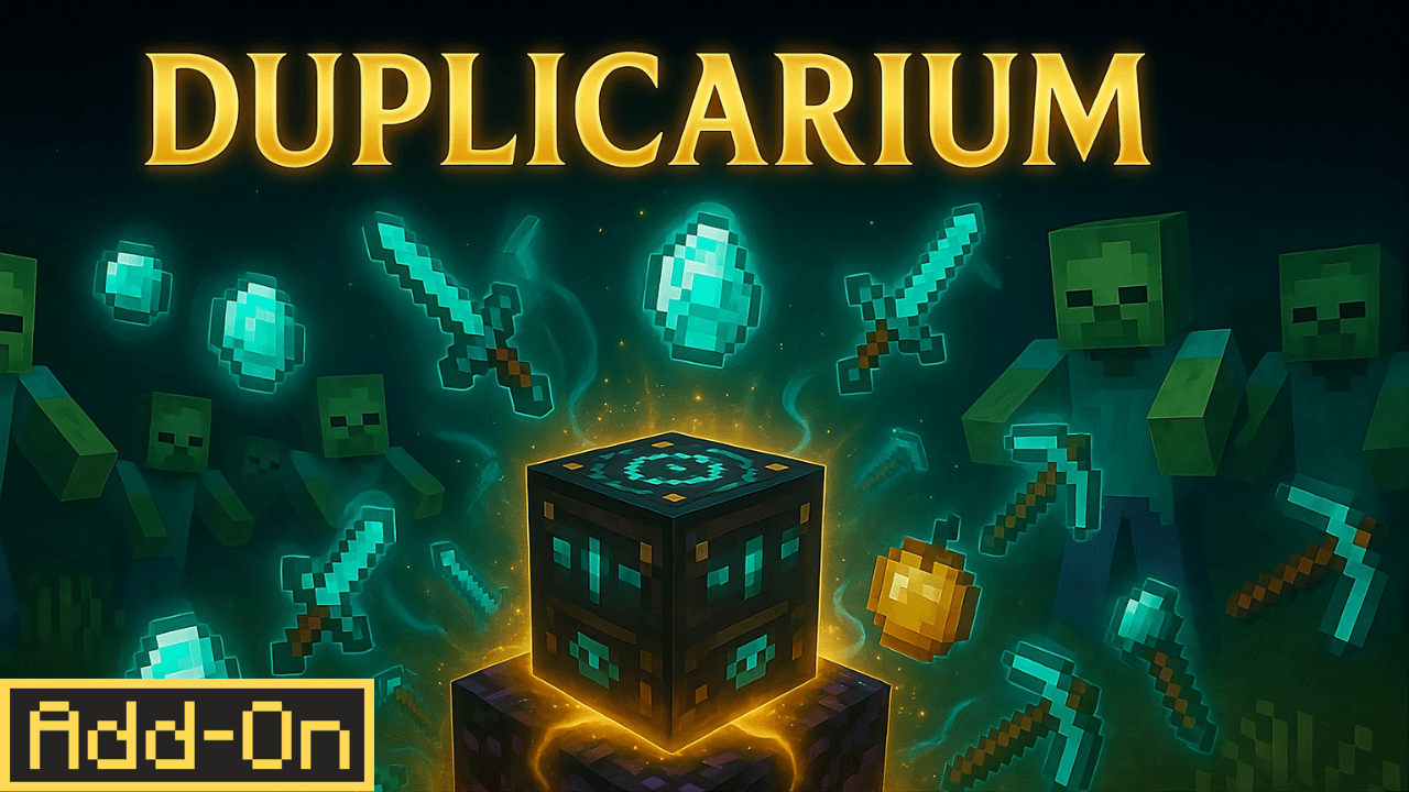 Duplicarium para Minecraft PE / Bedrock 1.21