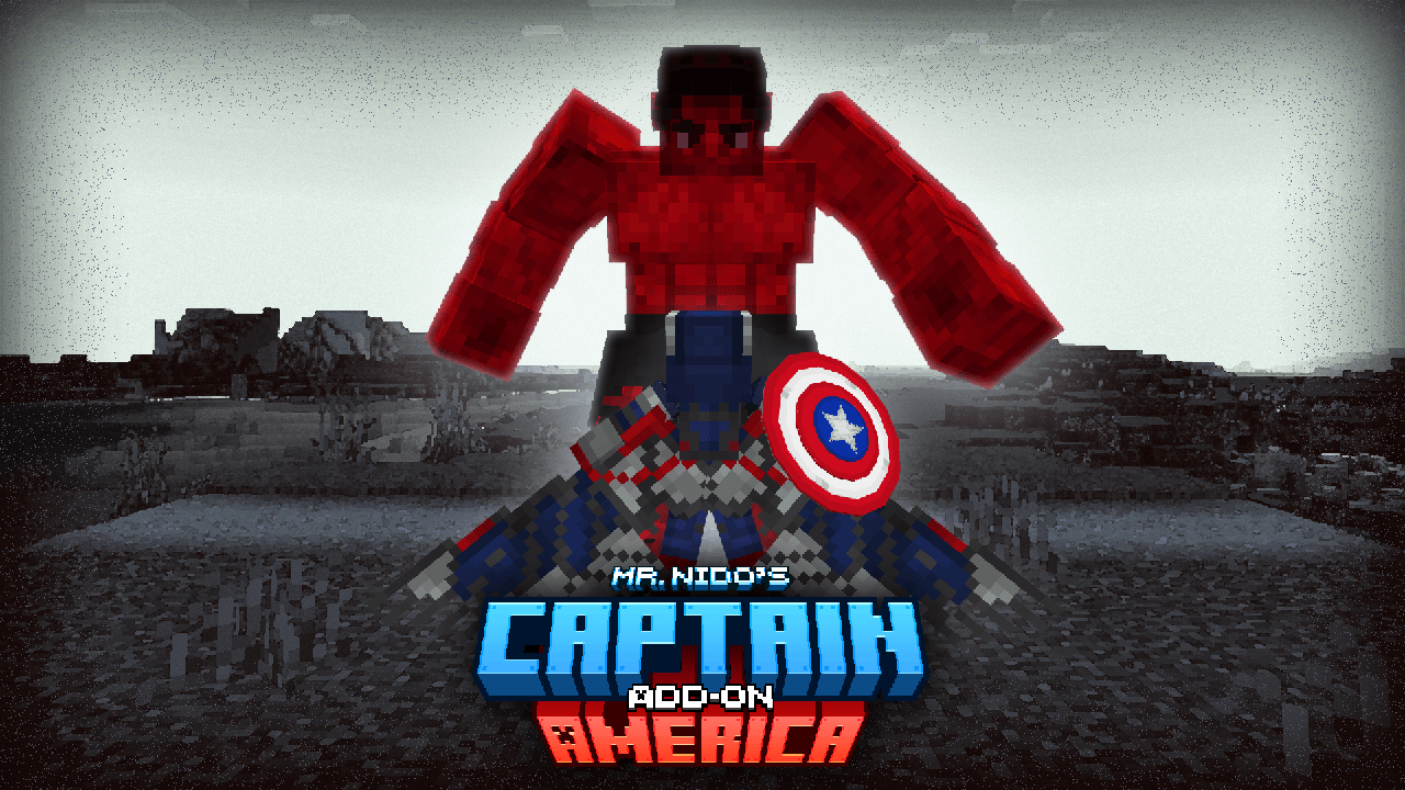 Mr. Nido’s Captain America para Minecraft PE / Bedrock 1.21