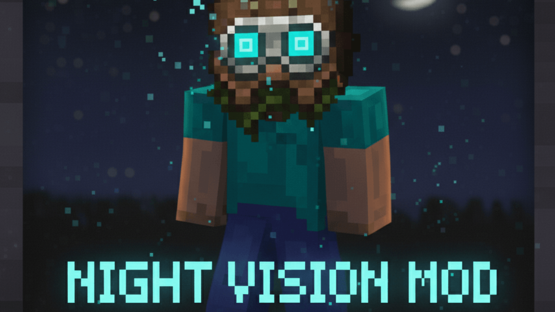 Night Vision Helmet para Minecraft PE / Bedrock 1.21