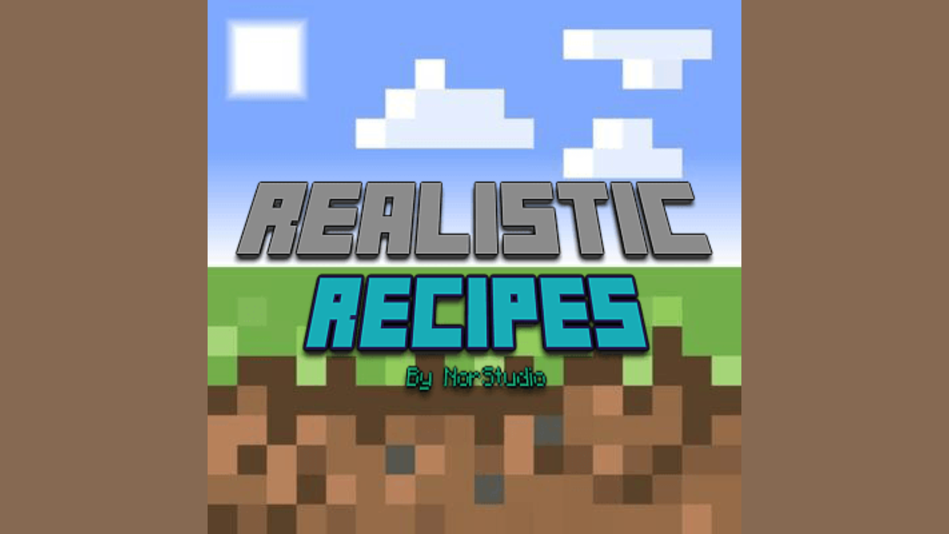 Realistic Recipes para Minecraft PE / Bedrock 1.21