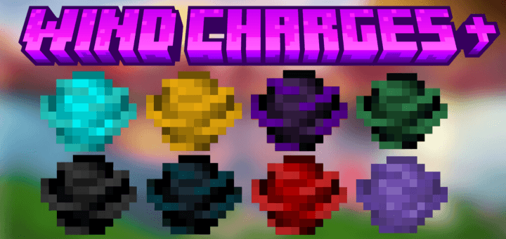 Wind Charges Plus para Minecraft PE / Bedrock 1.21