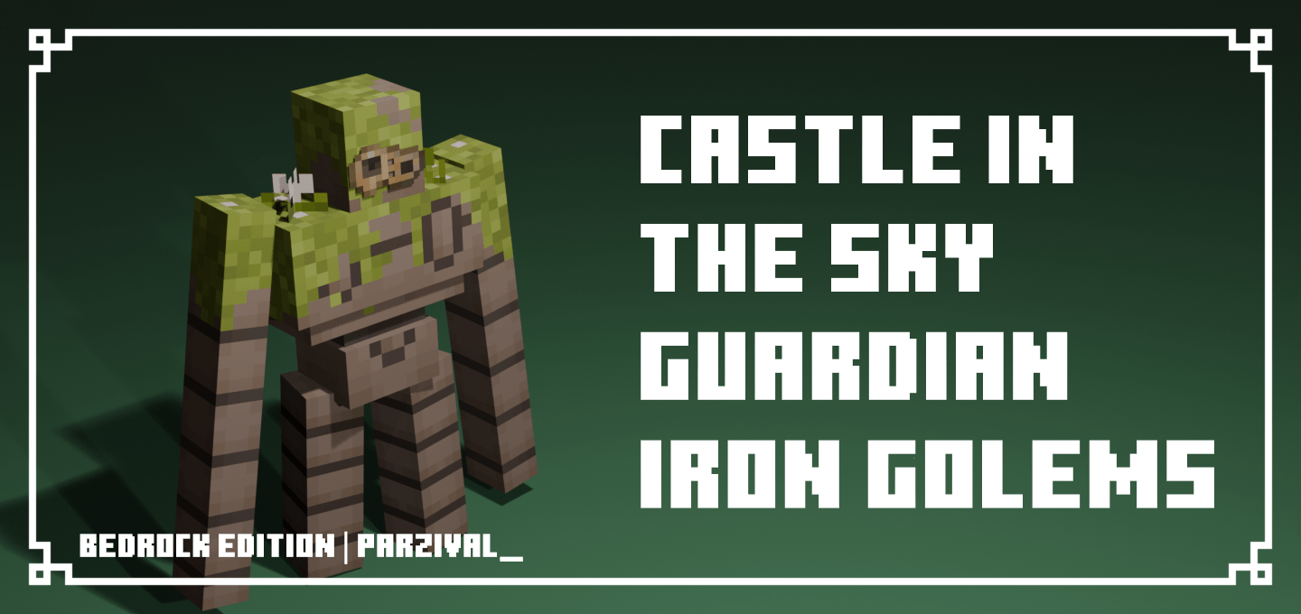 Castle in the Sky Guardian Iron Golems para Minecraft PE / Bedrock 1.21