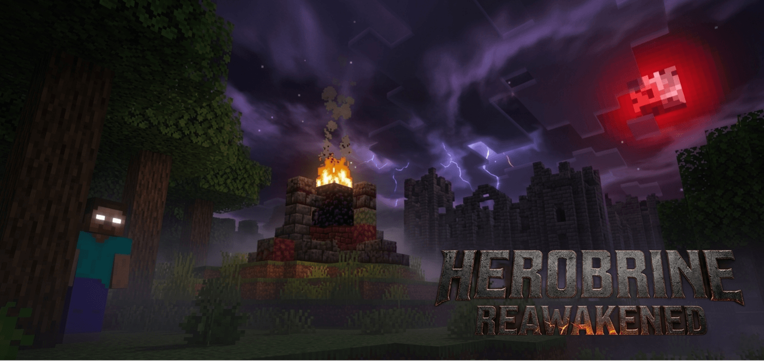 Herobrine ReAwakened para Minecraft PE / Bedrock 26.1