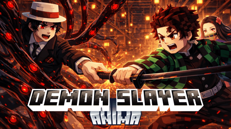 Demon Slayer Anima para Minecraft PE / Bedrock 26.x