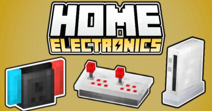 Home Electronics para Minecraft PE / Bedrock 26.1