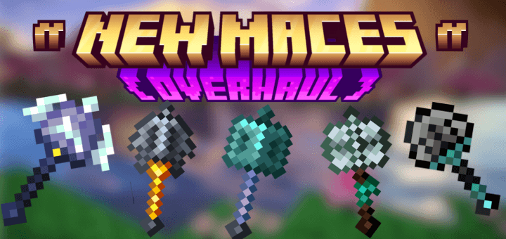 New Maces Overhaul para Minecraft PE / Bedrock 26.x