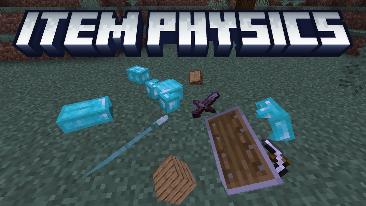 Raiyon’s Item Physics para Minecraft PE / Bedrock 26.1