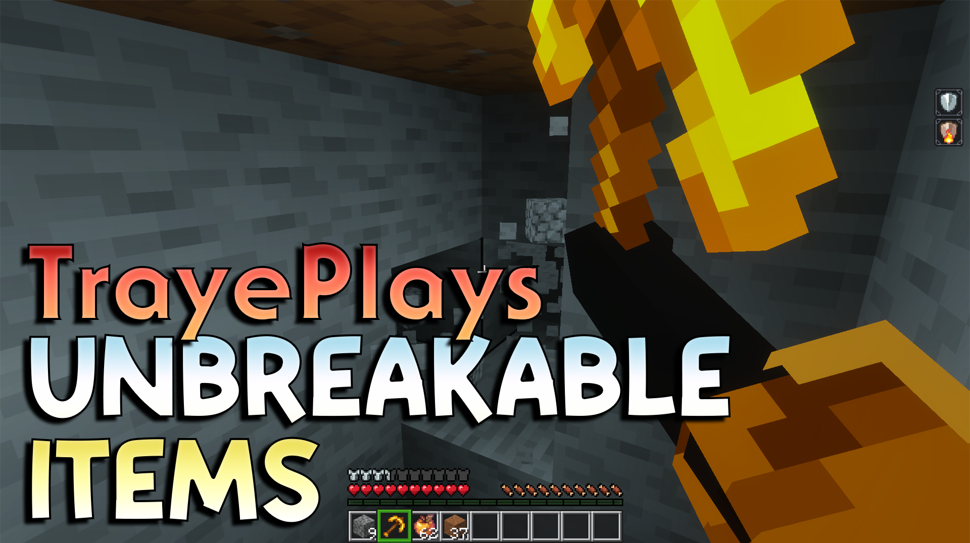 TrayePlays Unbreakable Items para Minecraft PE / Bedrock 26.x